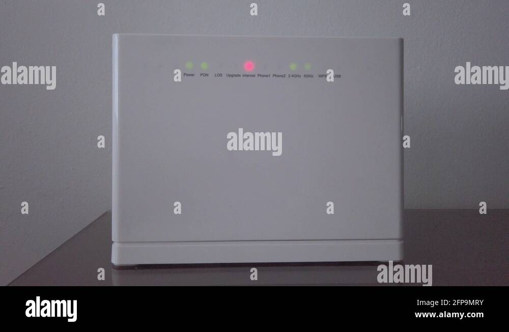 Wifi router light blinking red with no connection, Static