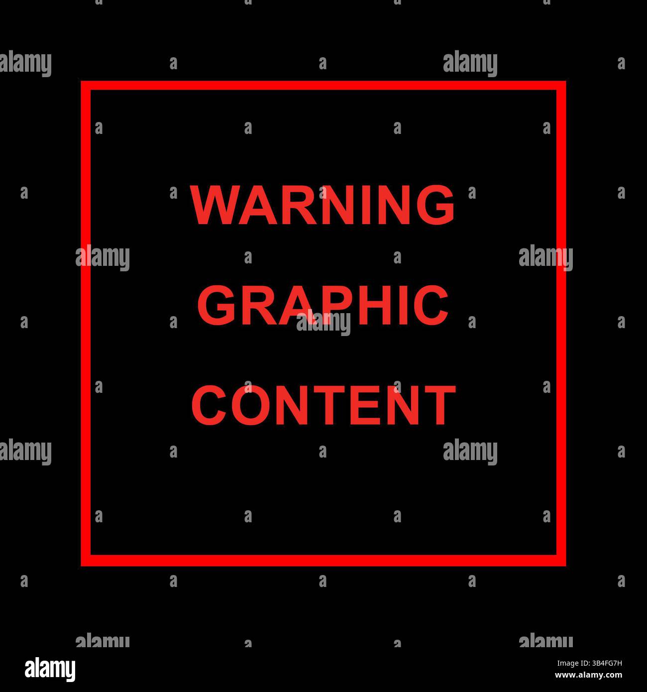 warning graphic content hires stock photography and images Alamy