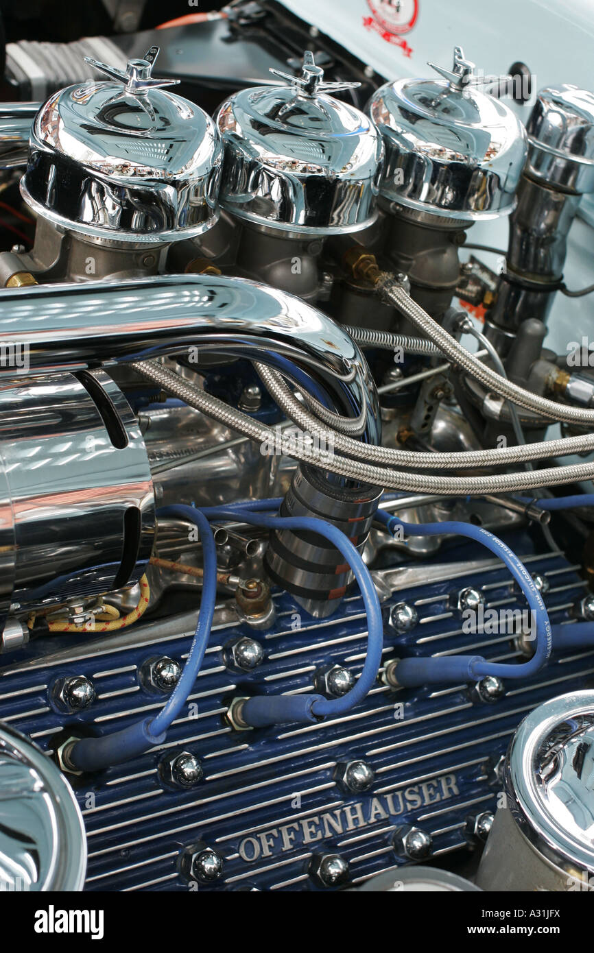 Offenhauser engine Stock Photo - Alamy