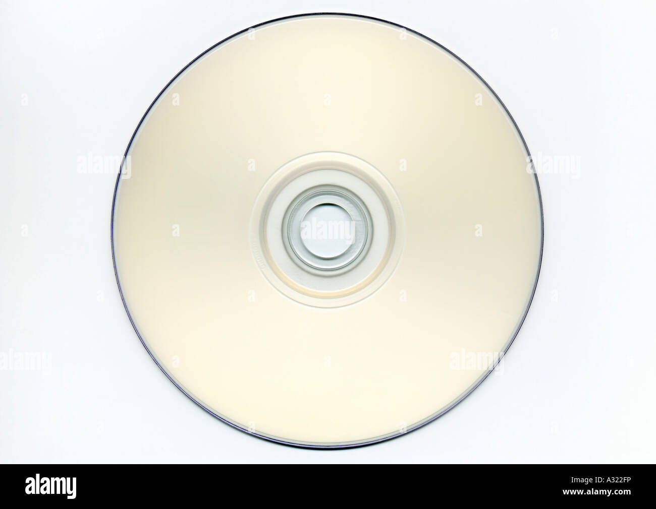 Blank compact disk Stock Photo Alamy