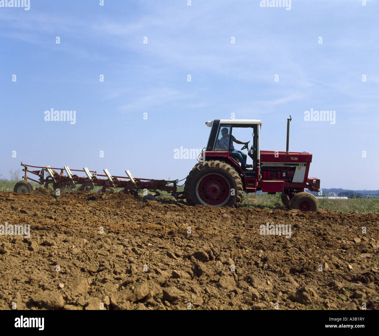 FALL PLOWING Stock Photo Alamy