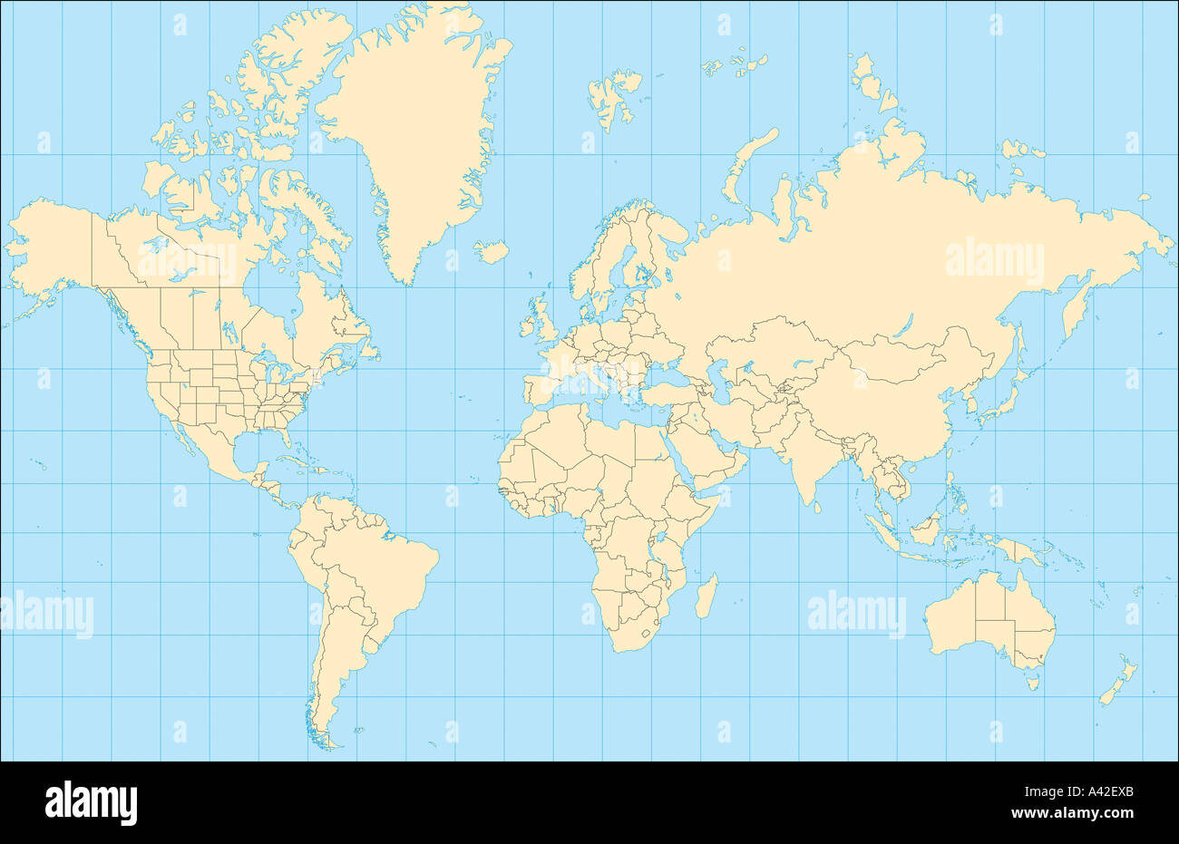 Latitude And Longitude World Map With Cities