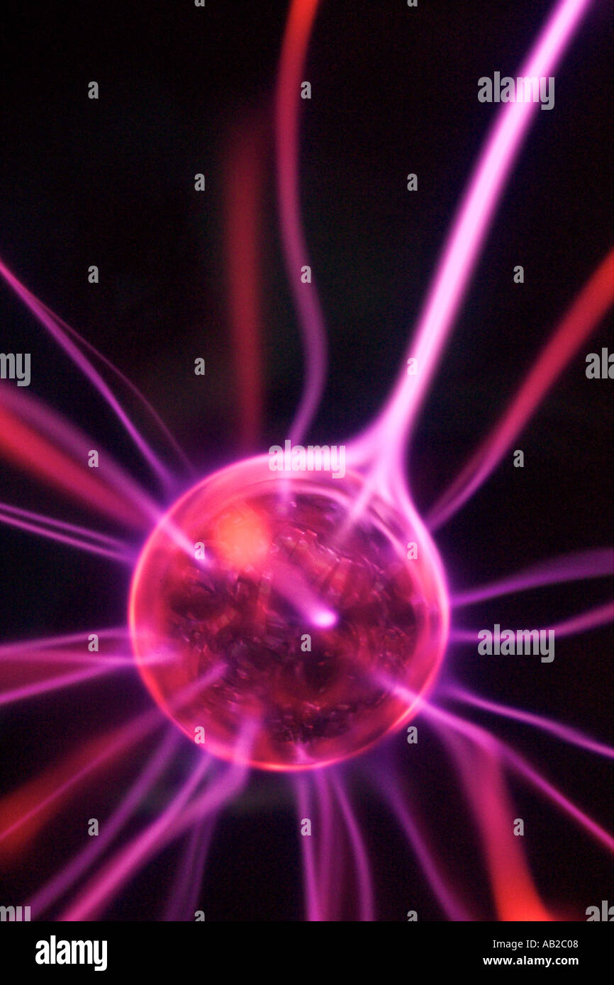 Electric light rays Stock Photo Alamy