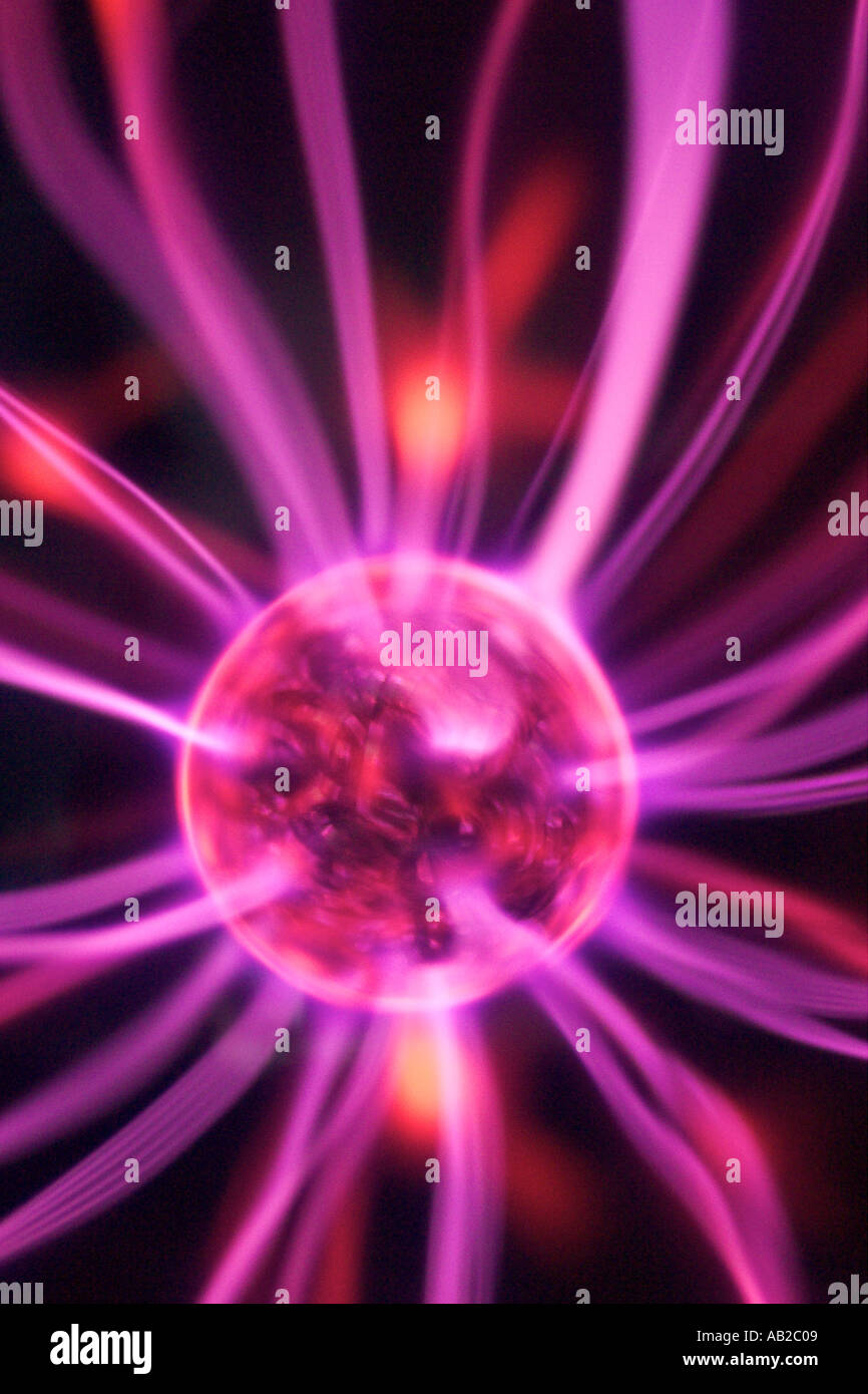 Electric light rays Stock Photo Alamy