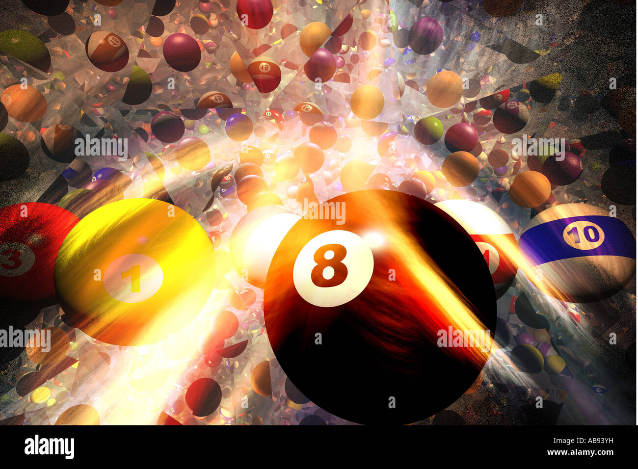 Pool ball collision hires stock photography and images Alamy
