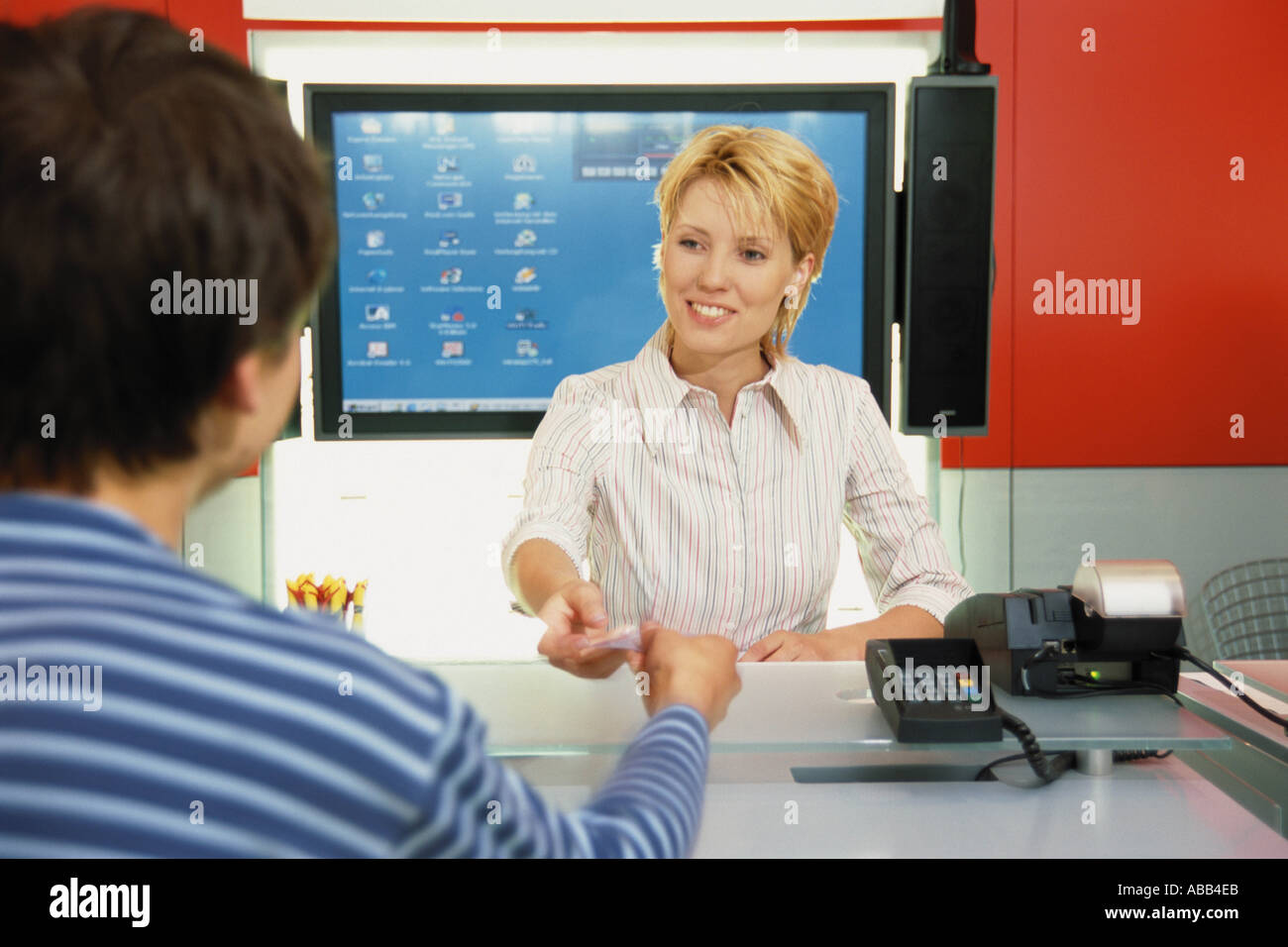 Information desk Stock Photo Alamy