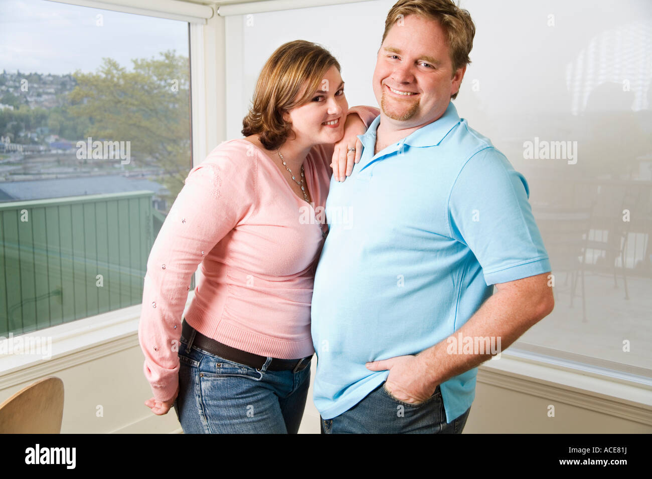 Fat couple hires stock photography and images Alamy