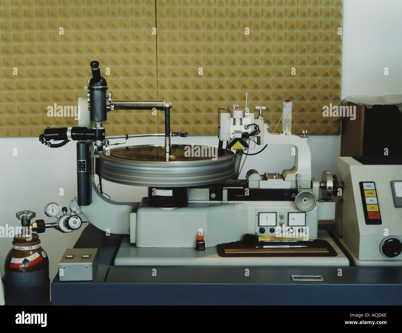 An record making machine Stock Photo Alamy