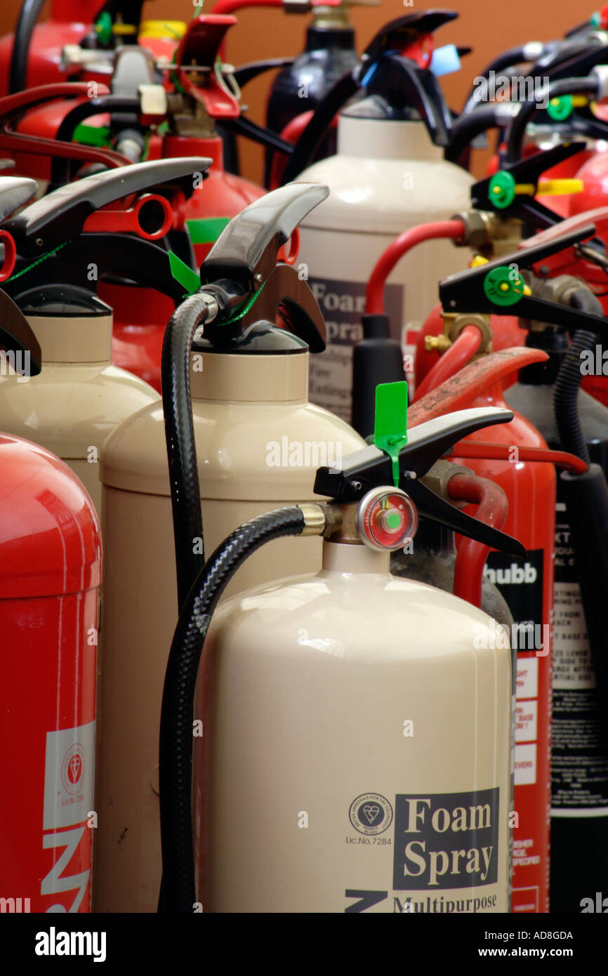 Types of fire extinguishers hires stock photography and images Alamy
