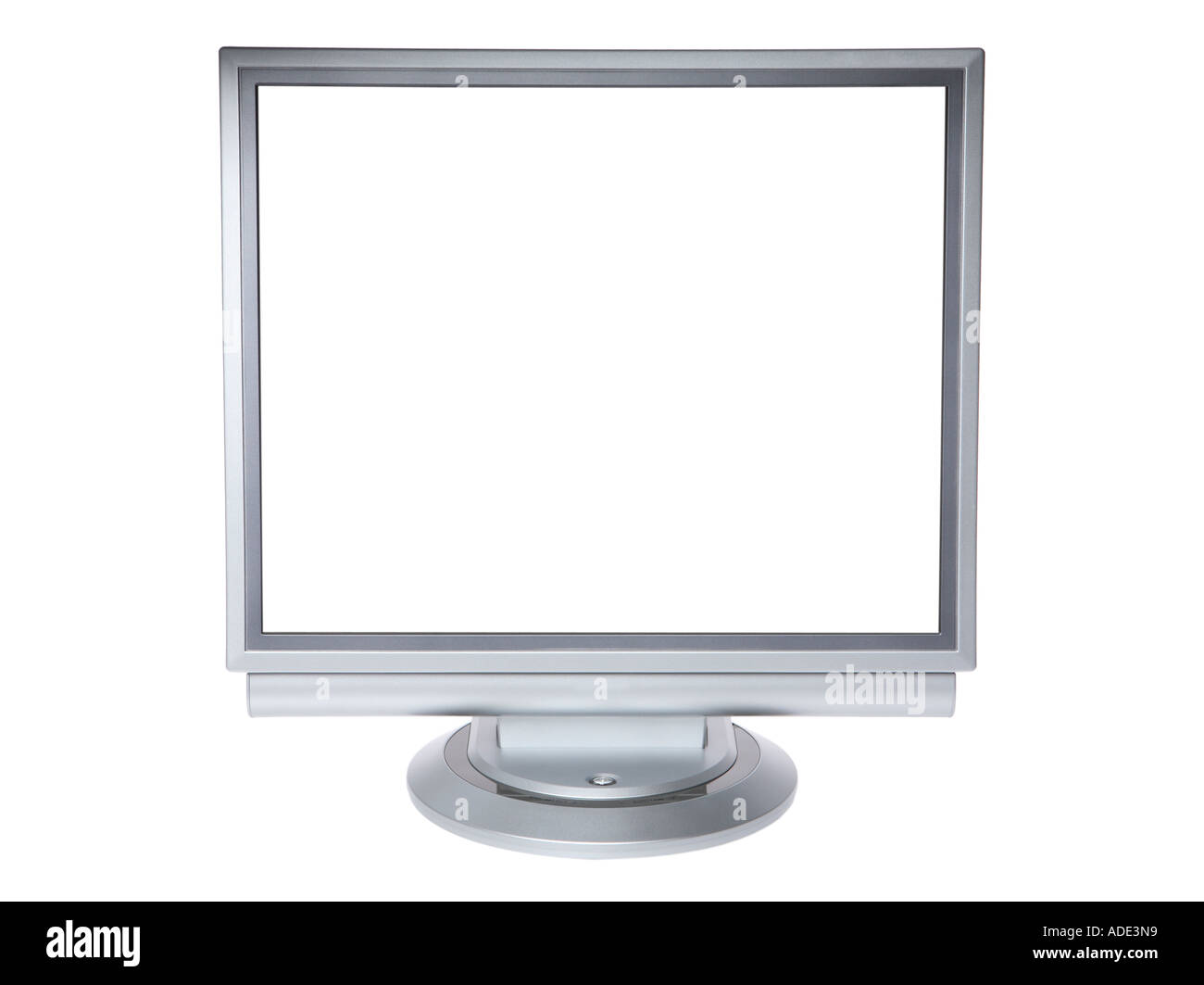 Blank LCD Computer Screen Stock Photo Alamy
