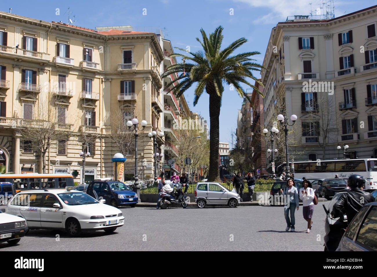Piazza Vanvitelli Vomero Stock Photo Alamy