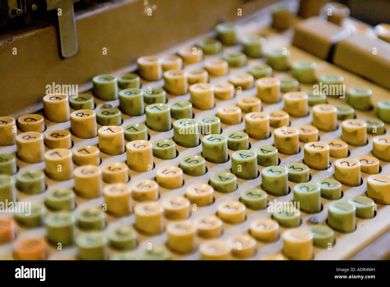 Accounting machine Stock Photo Alamy