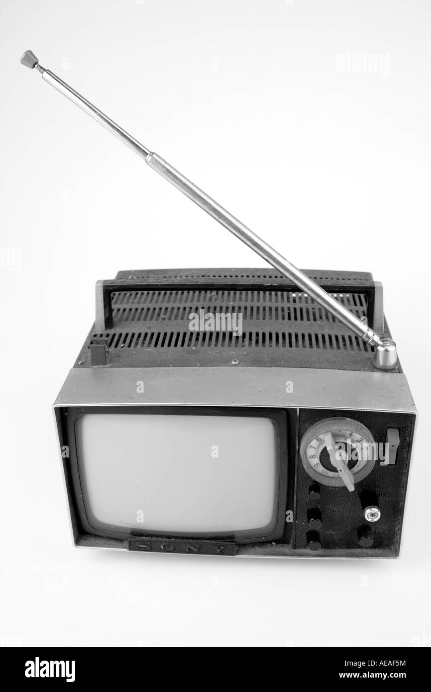 Old television set Stock Photo Alamy