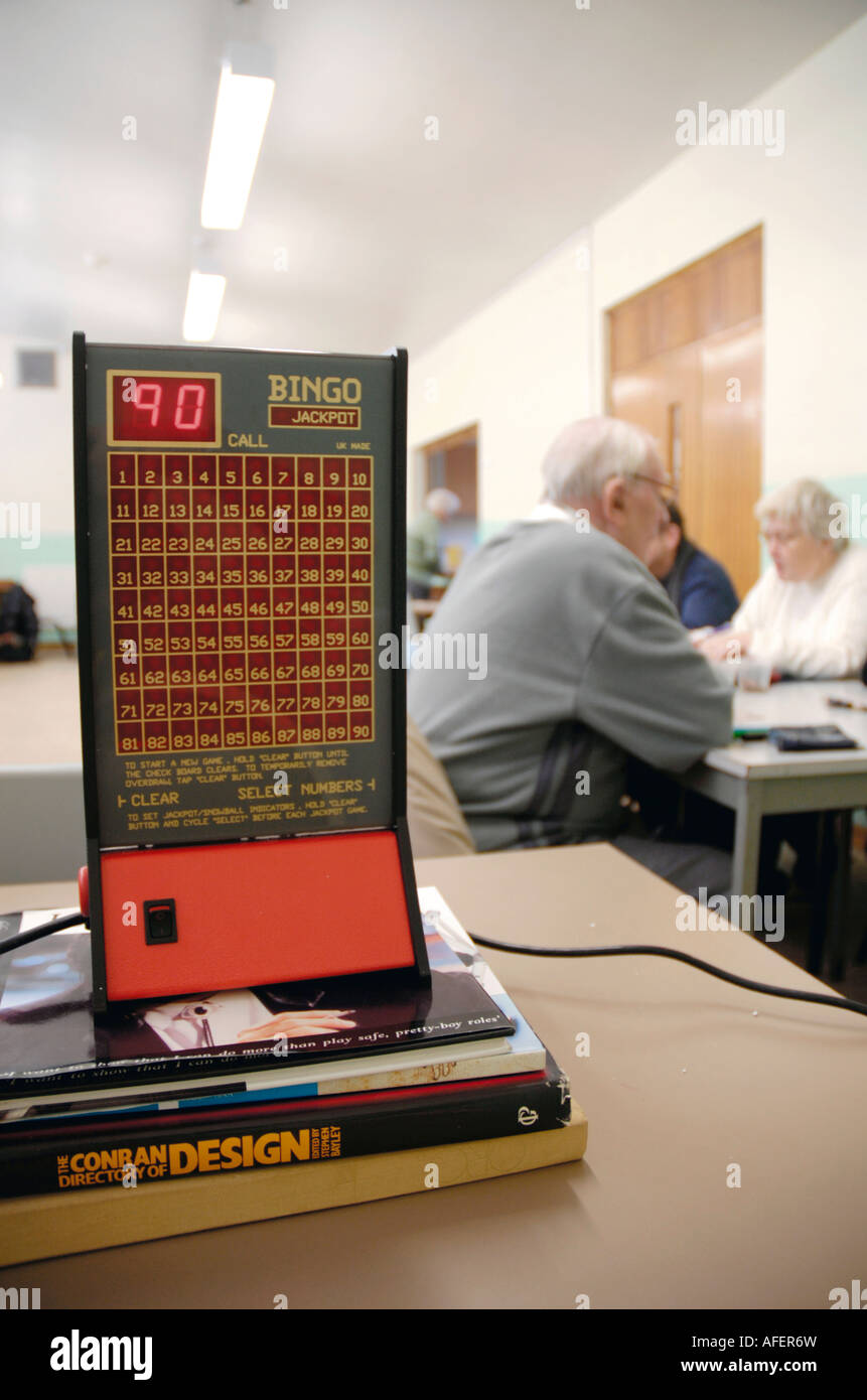 electronic bingo machine Stock Photo Alamy
