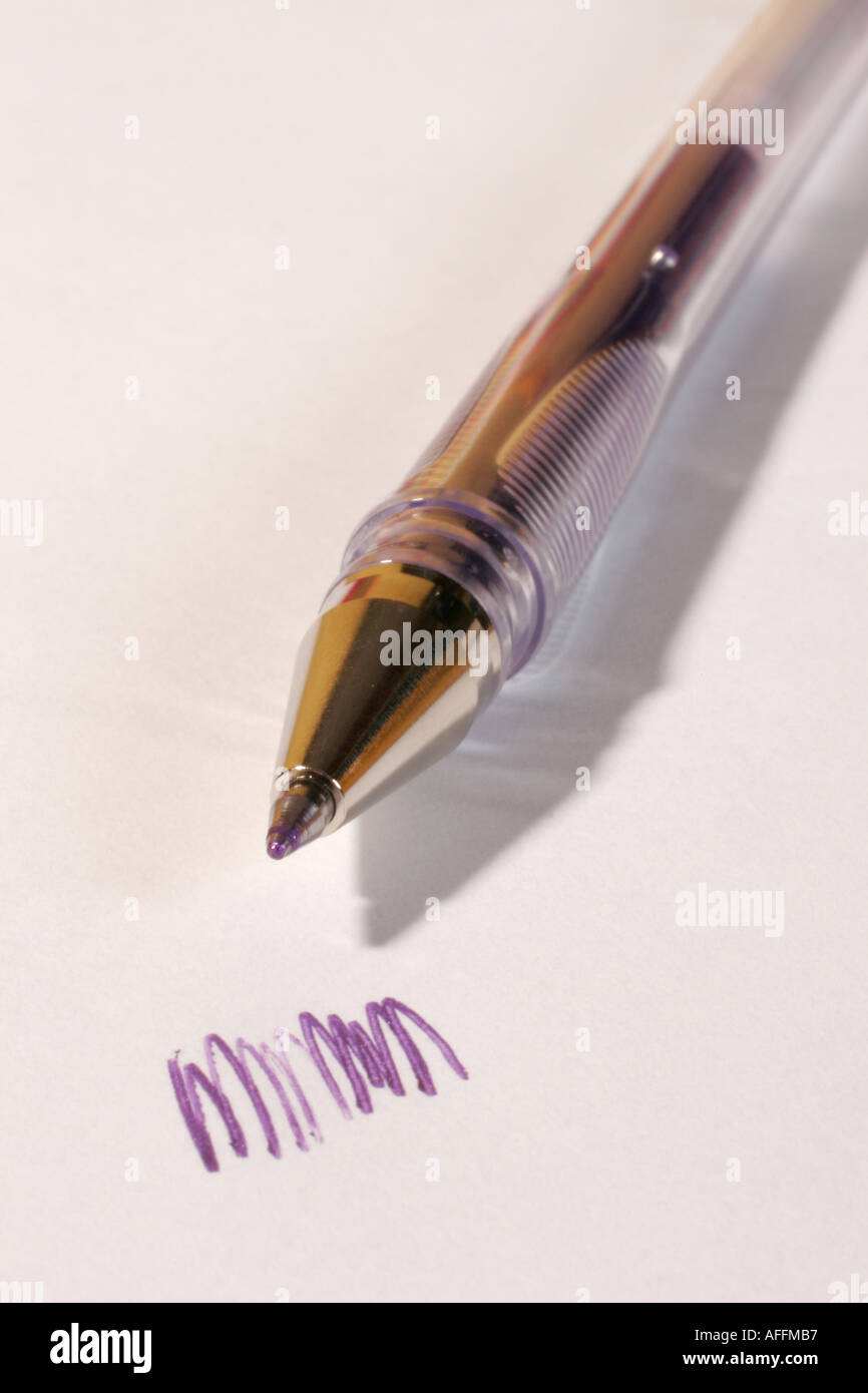 Ball Point Pen Stock Photo Alamy