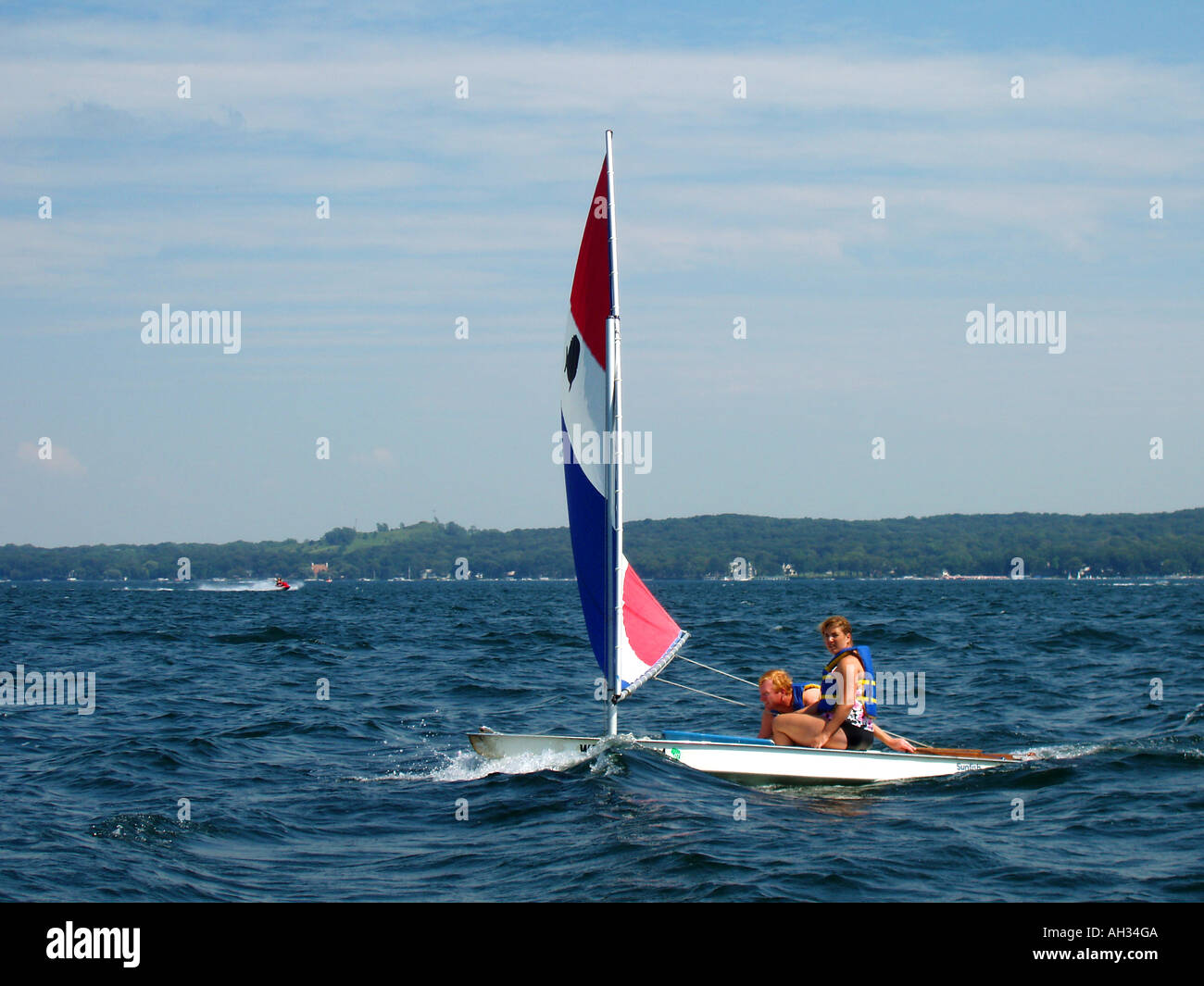 Sunfish Sailing Stock Photo Alamy