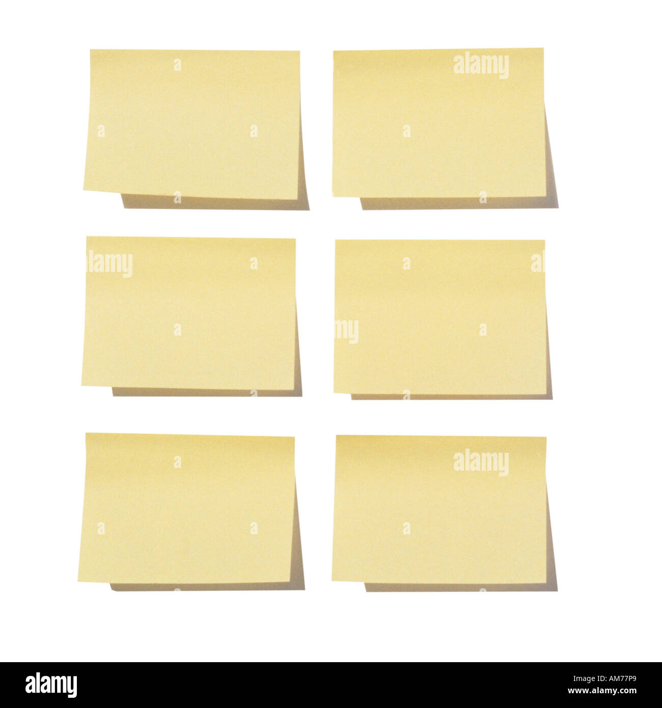 Yellow sticky notes Stock Photo Alamy