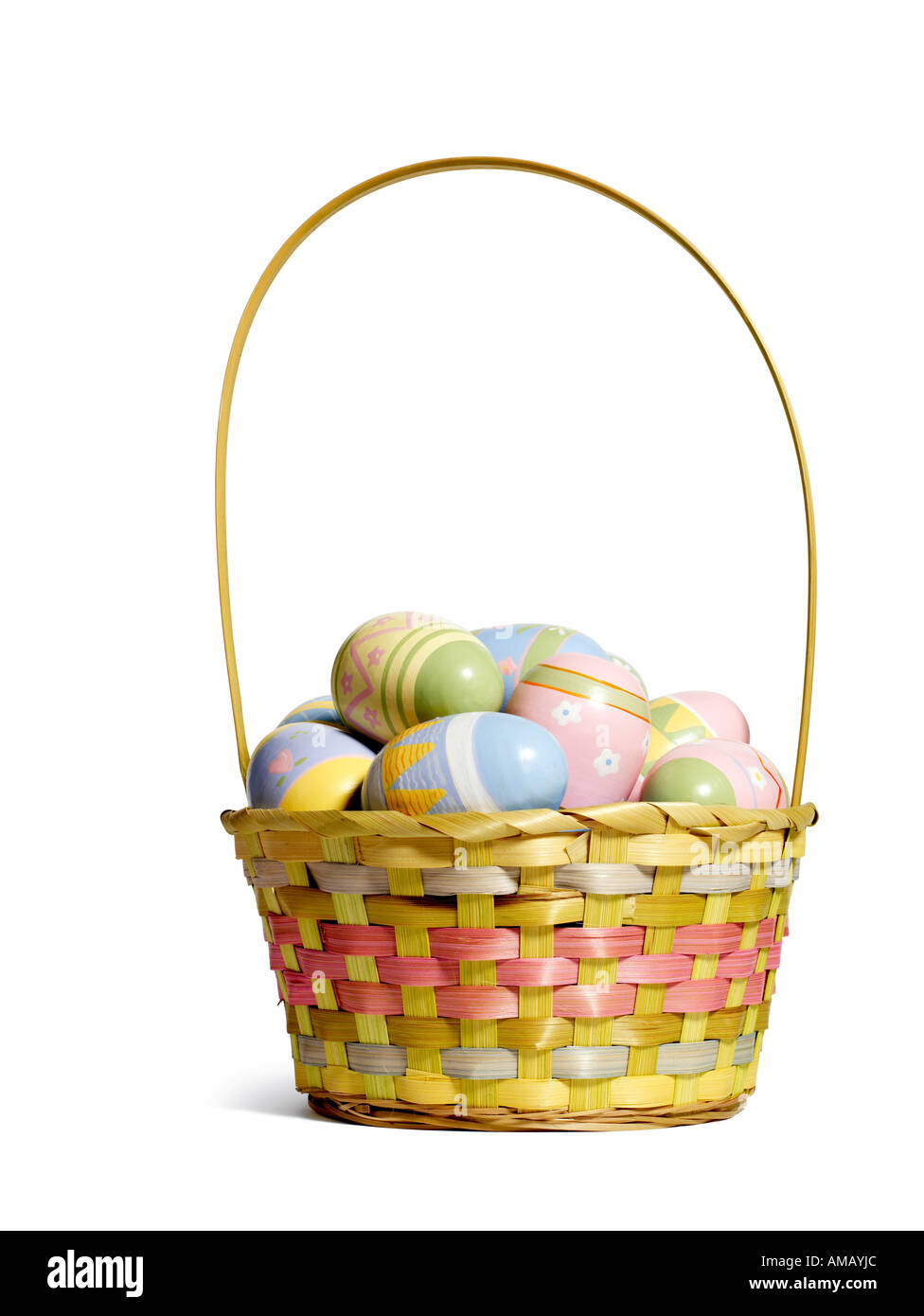 easter basket eggs Stock Photo Alamy
