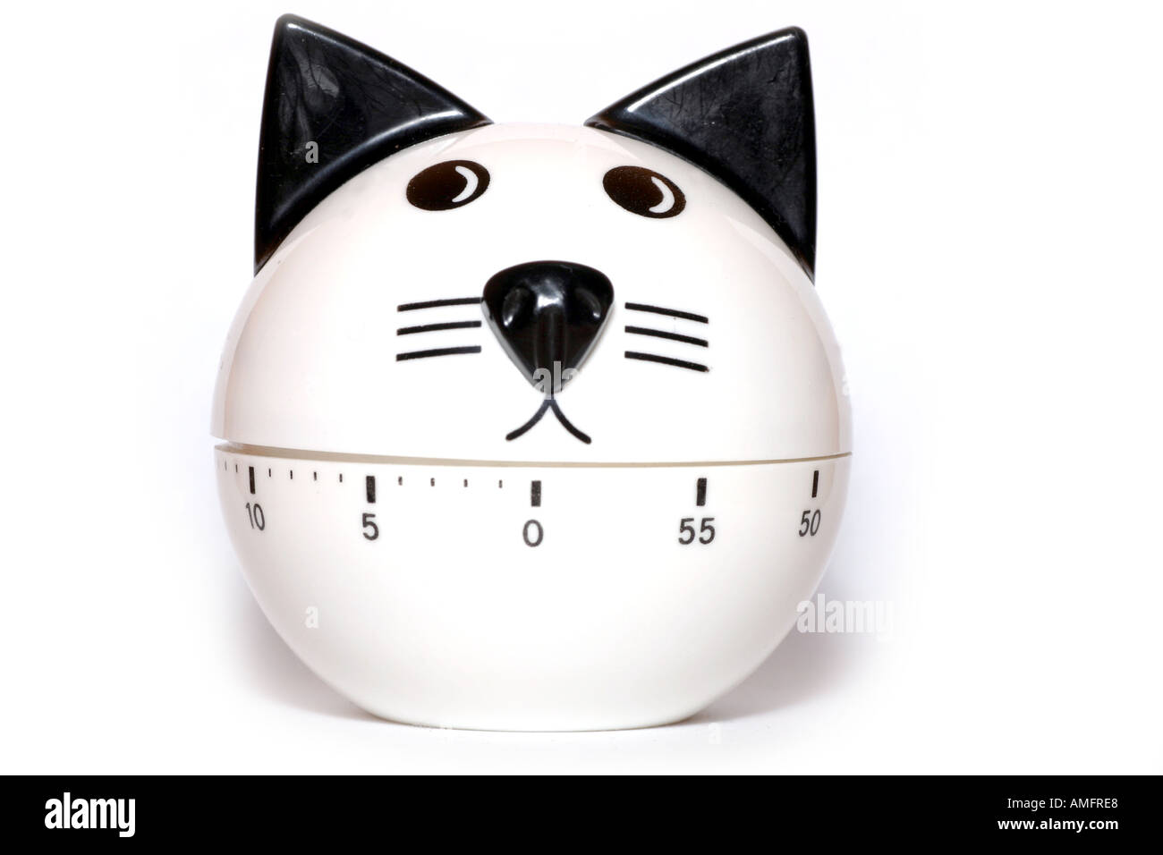 A catshaped kitchen timer Stock Photo Alamy