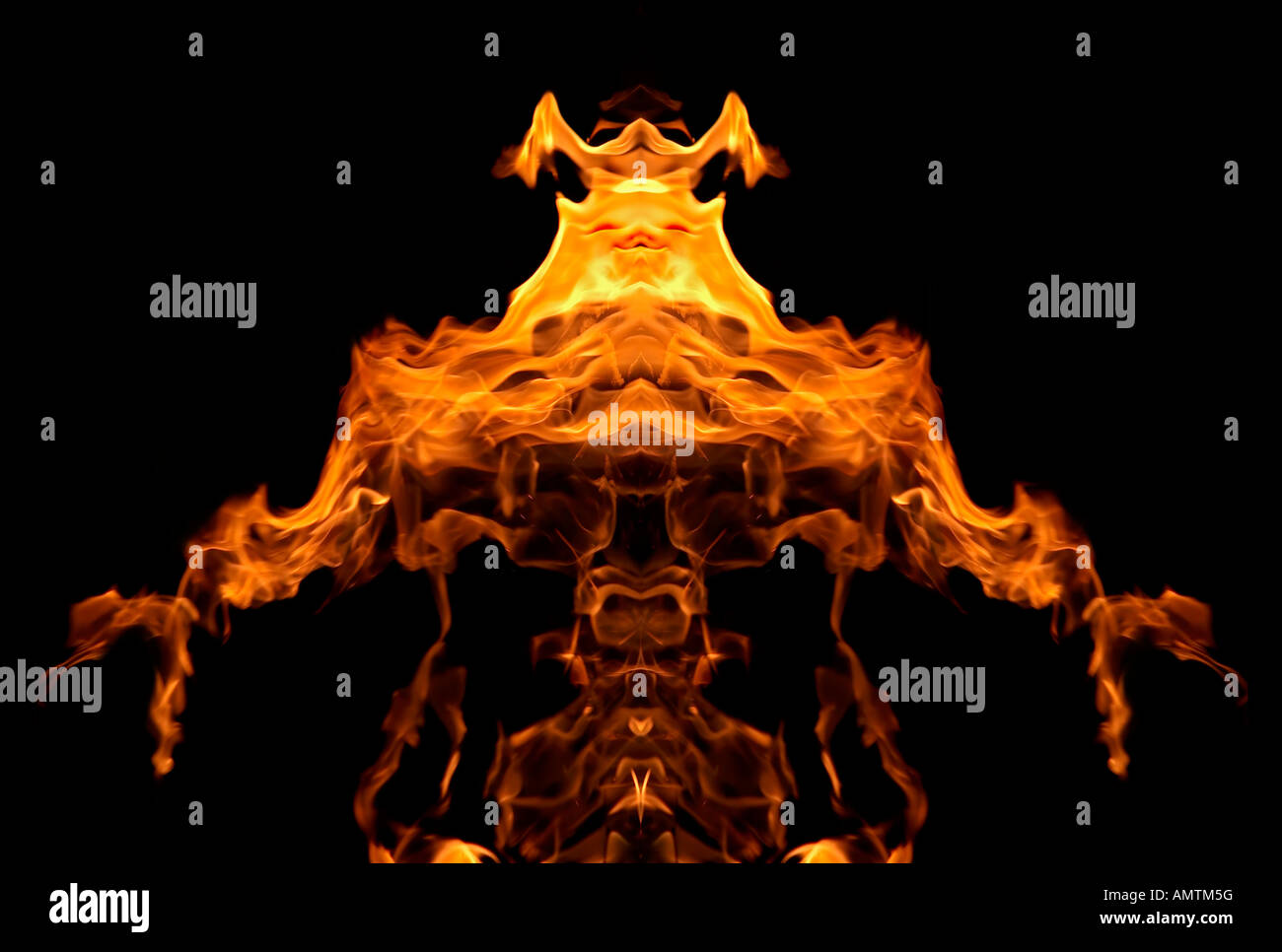 Fiery Demon Stock Photo 15335547 Alamy