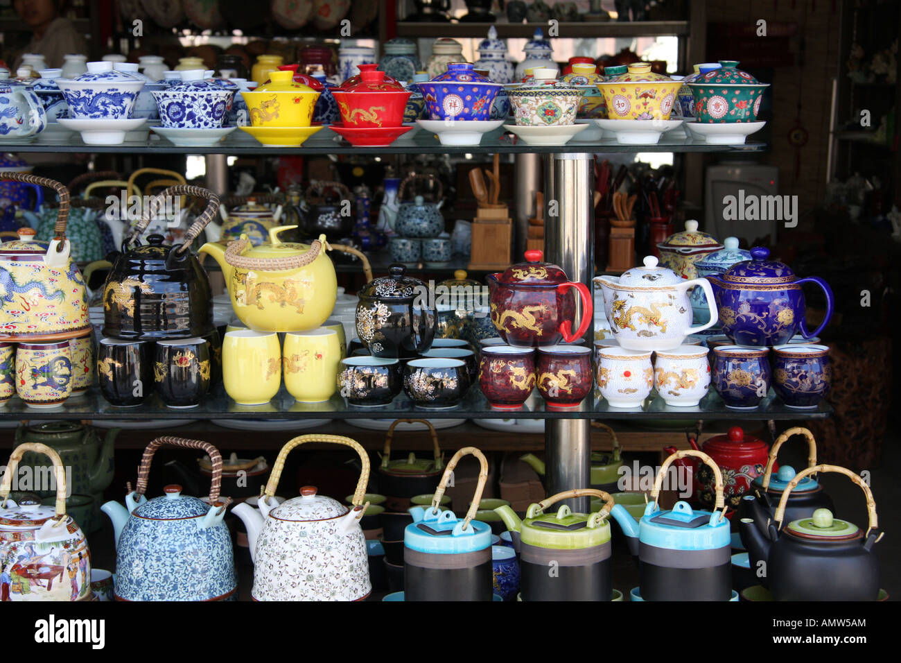 teapots in China Stock Photo Alamy