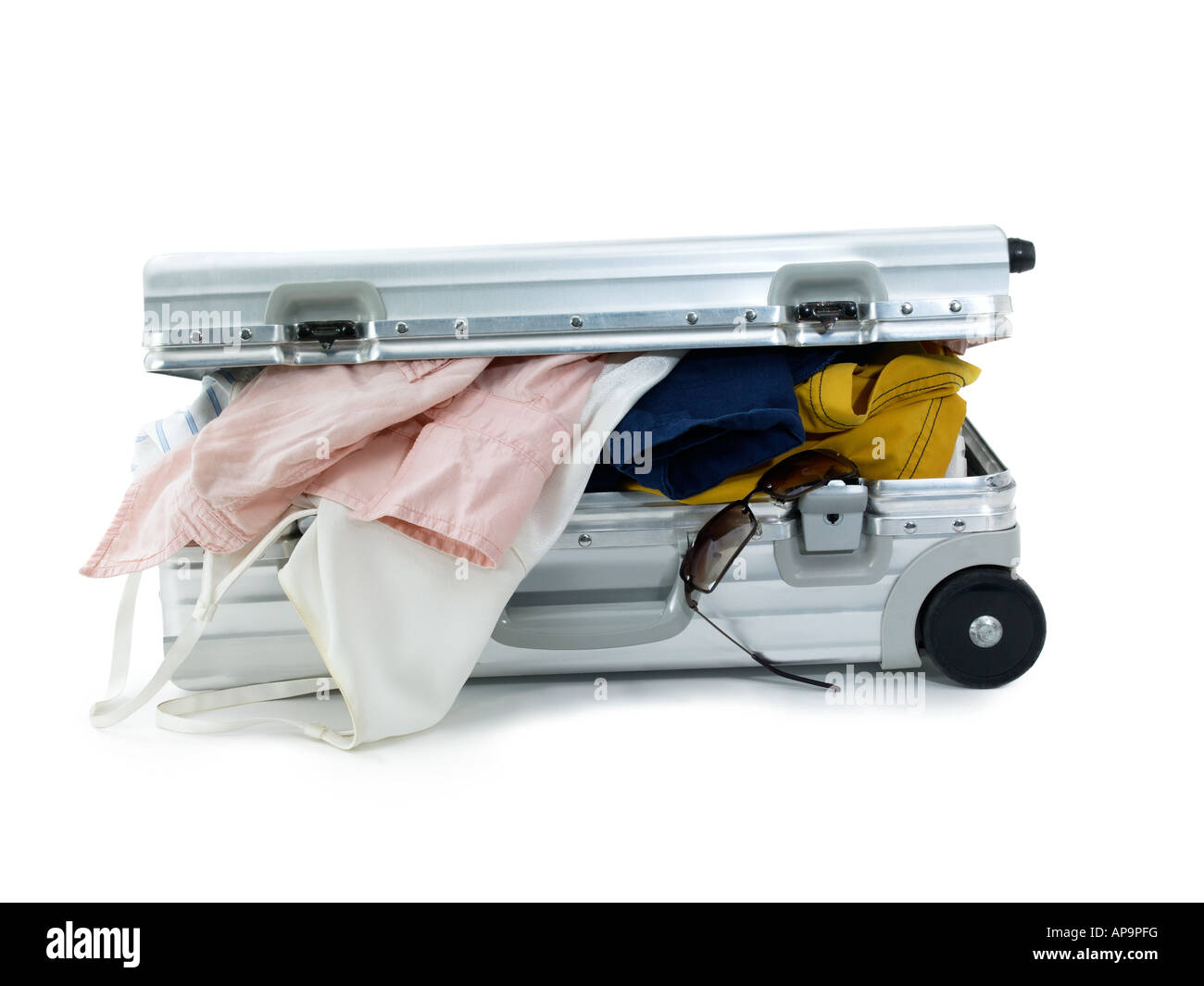 Stuffed suitcase Stock Photo Alamy