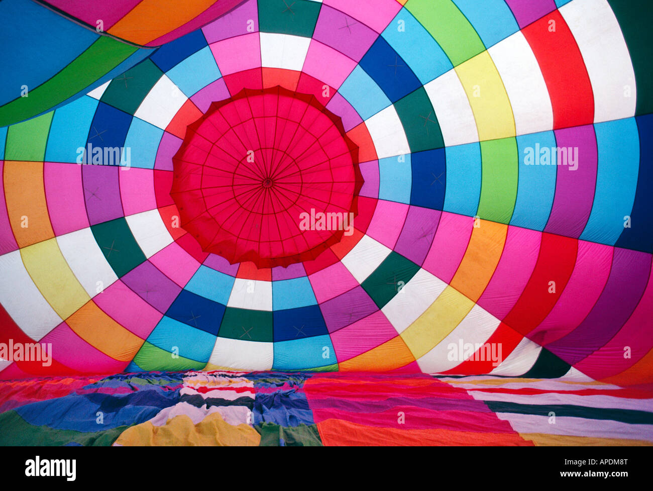 Inside hot air balloon Stock Photo Alamy