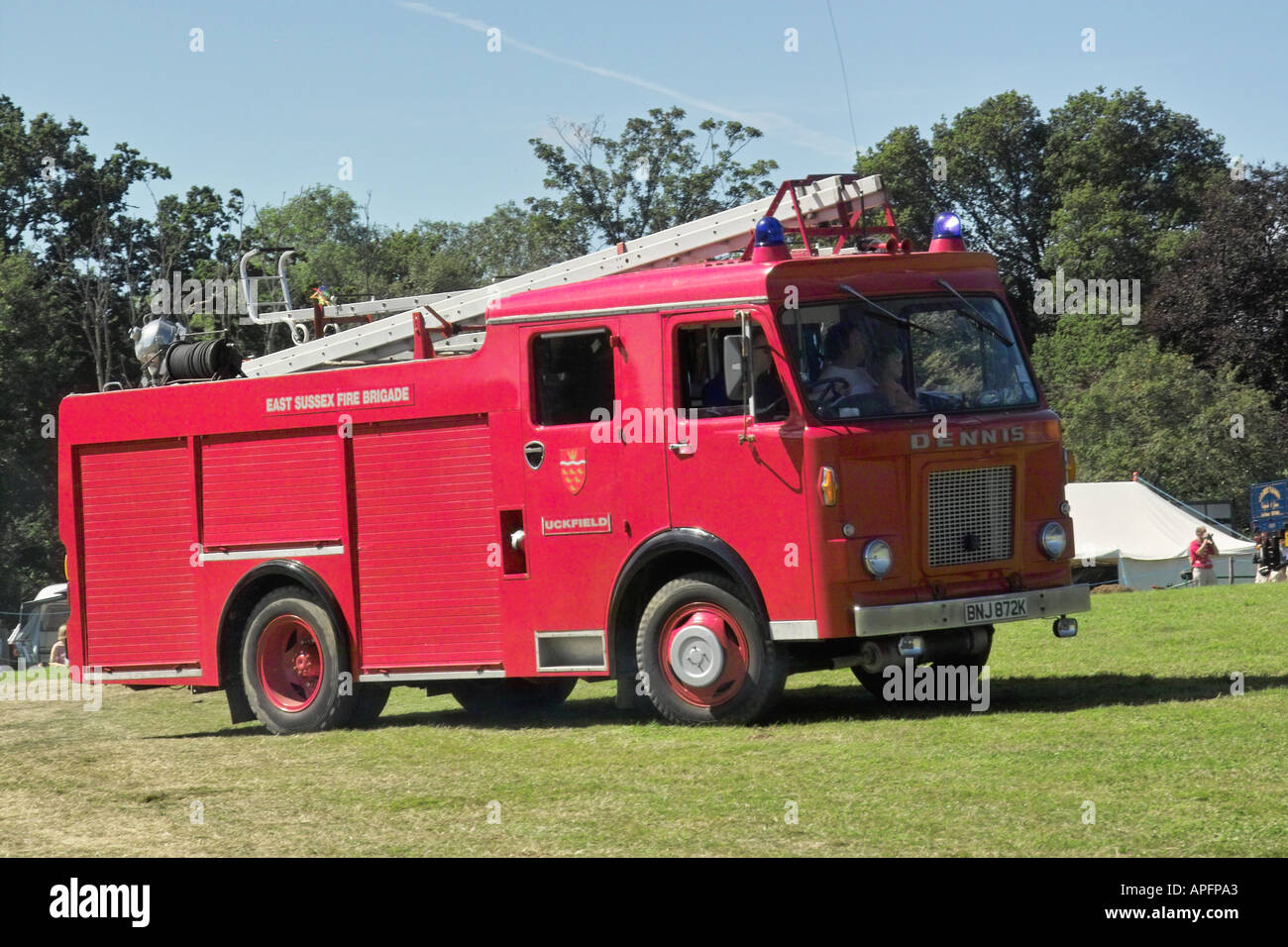 Fire engine rescue dennis hi-res stock photography and images - Alamy