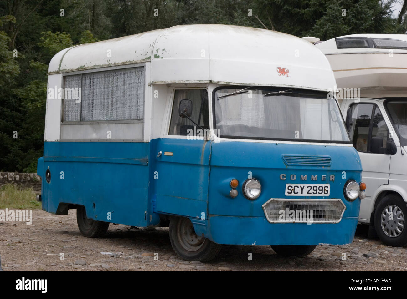 Old Commer camper van Stock Photo 9028060 Alamy
