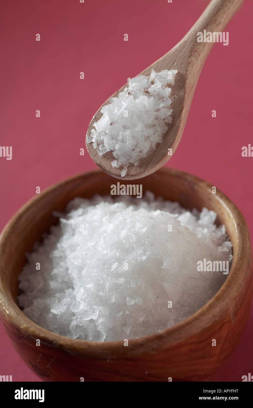 Sea Salt flakes Stock Photo Alamy