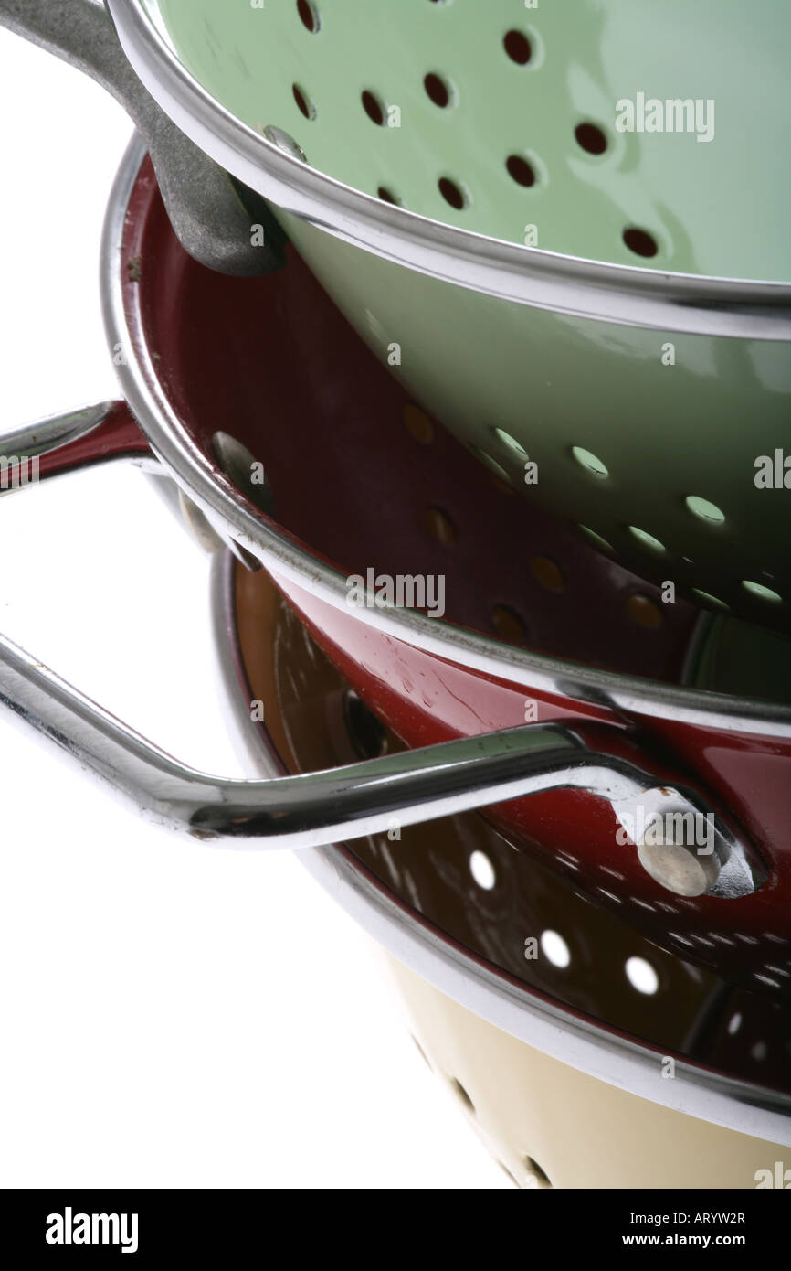 Colander beige kitchen equipment hires stock photography and images