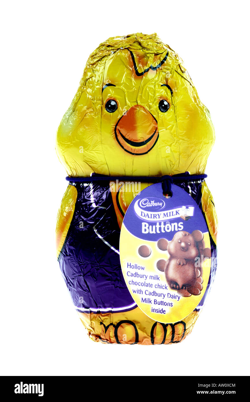 Chocolate Easter Chick Stock Photo Alamy