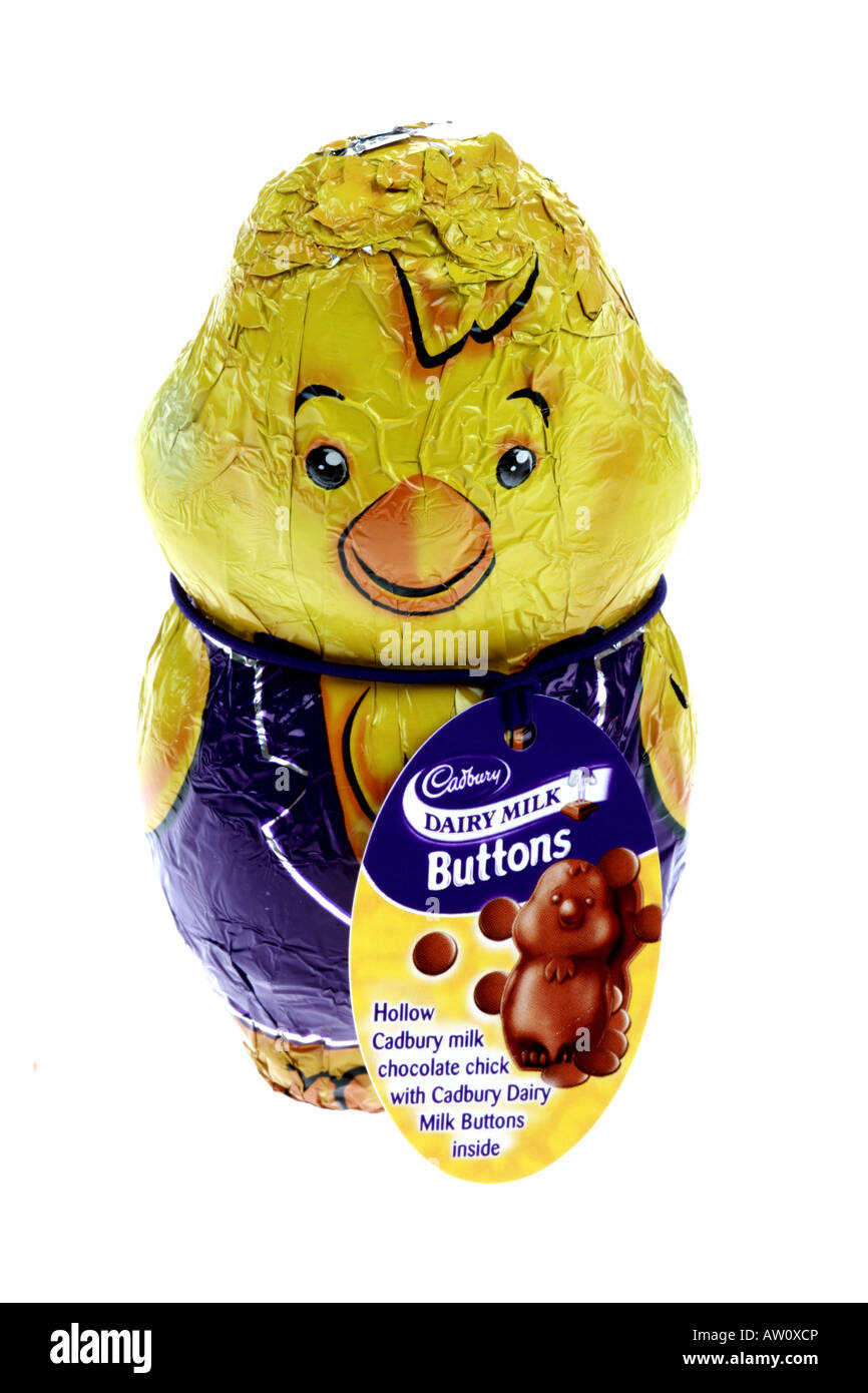 Chocolate Easter Chick Stock Photo Alamy