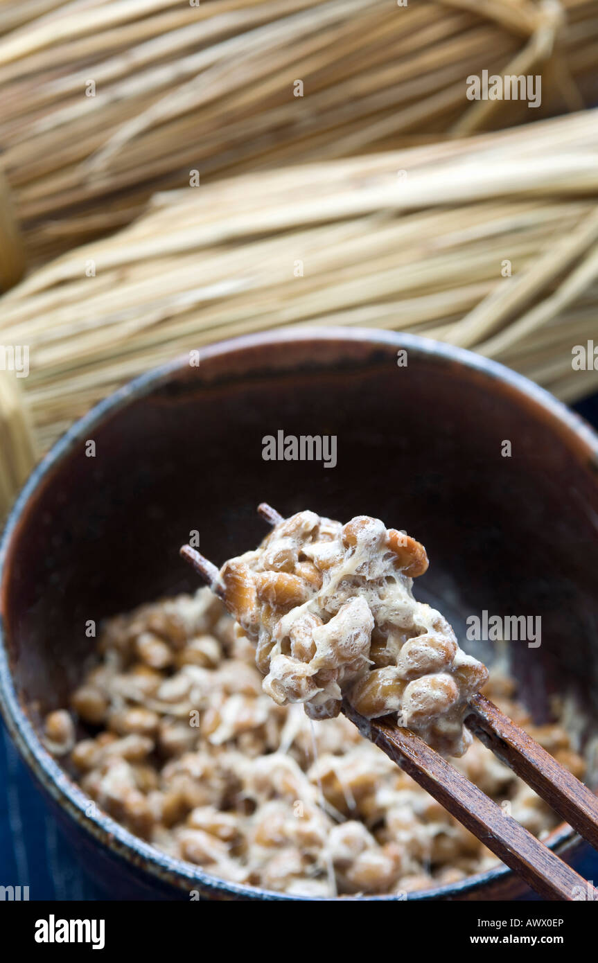 Fermented soy beans Stock Photo Alamy