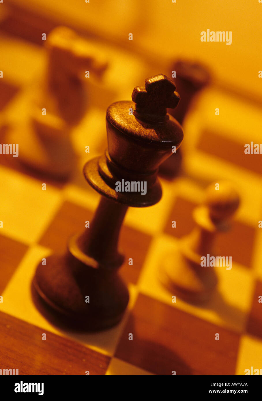 chess the king Stock Photo Alamy