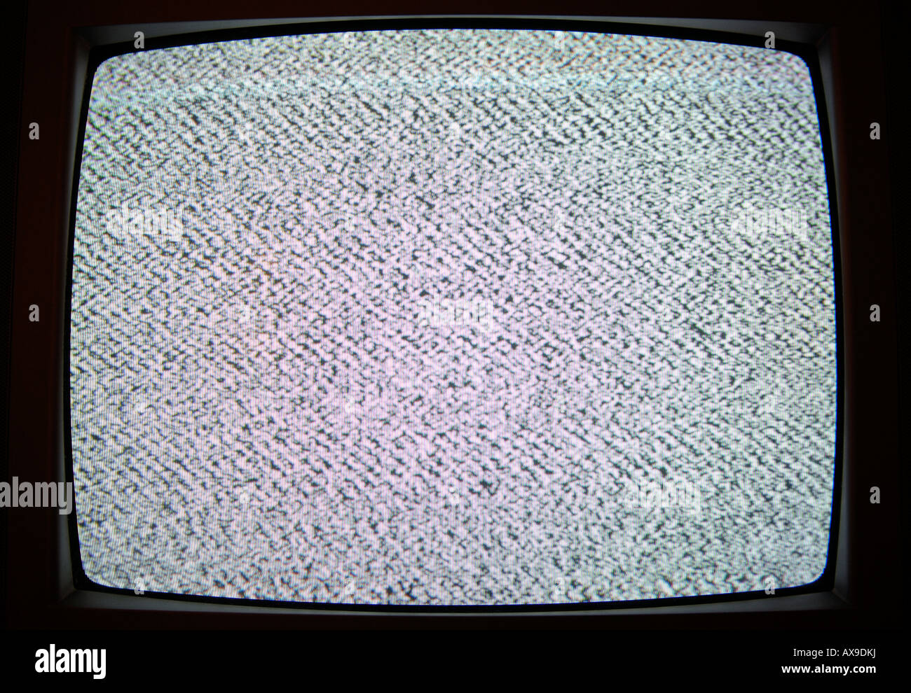 TELEVISION STATIC Stock Photo Alamy