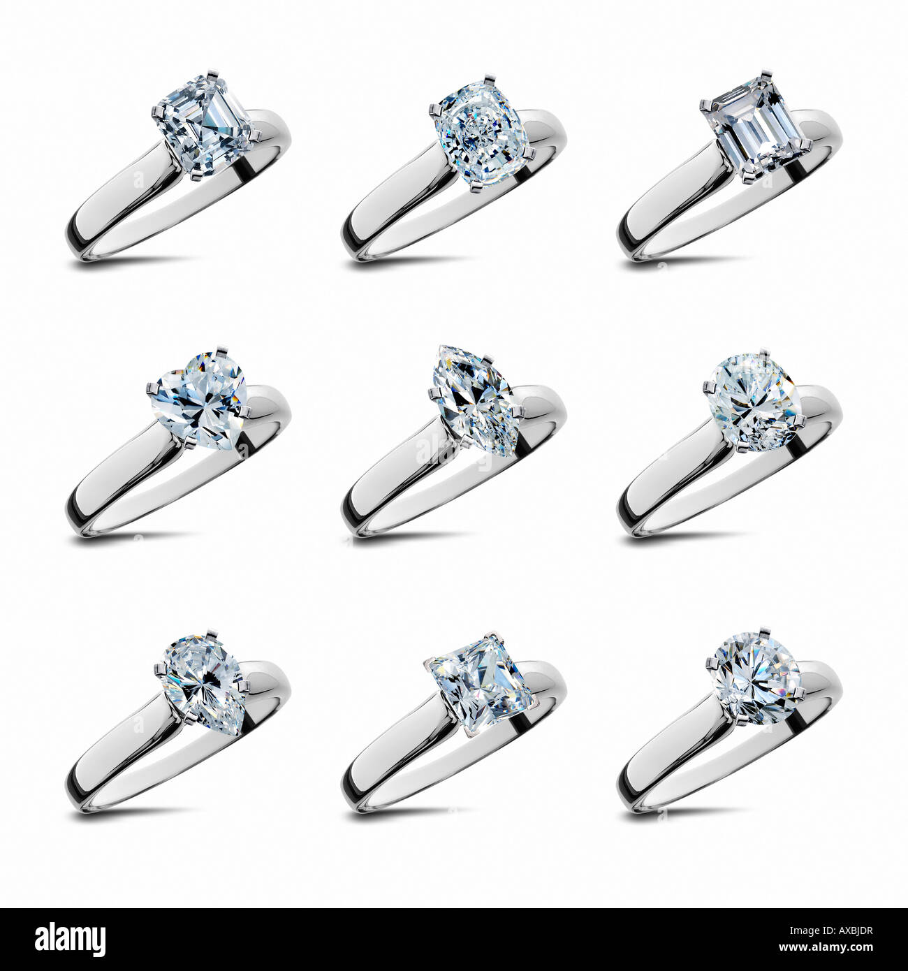 diamond engagement ring Stock Photo Alamy