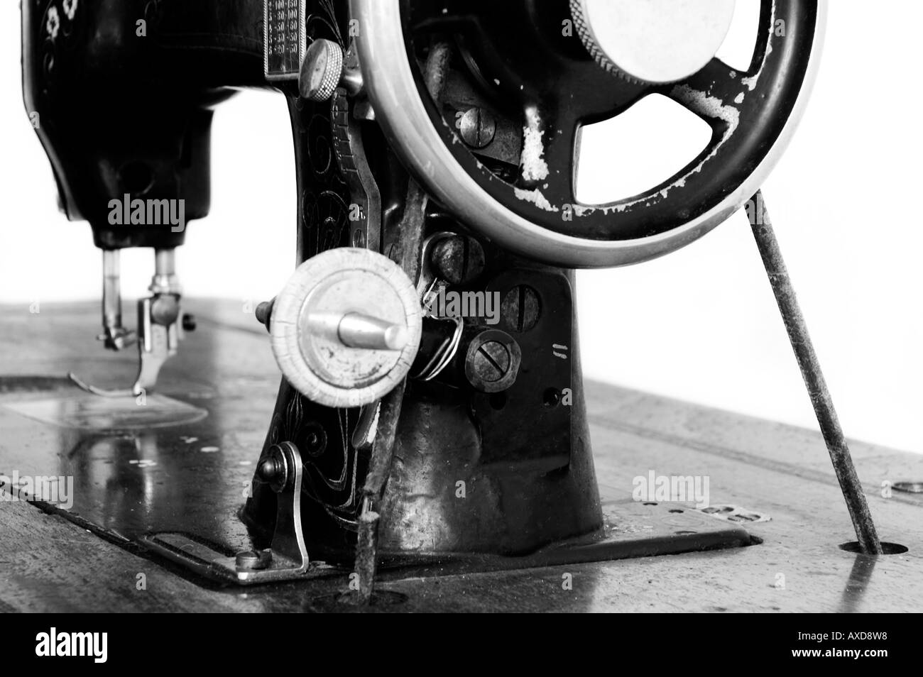 old sewing machine Stock Photo Alamy