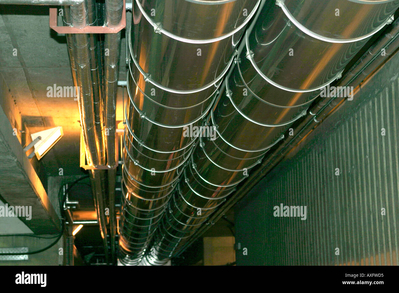 Air Conditioning Ducting Stock Photo Alamy