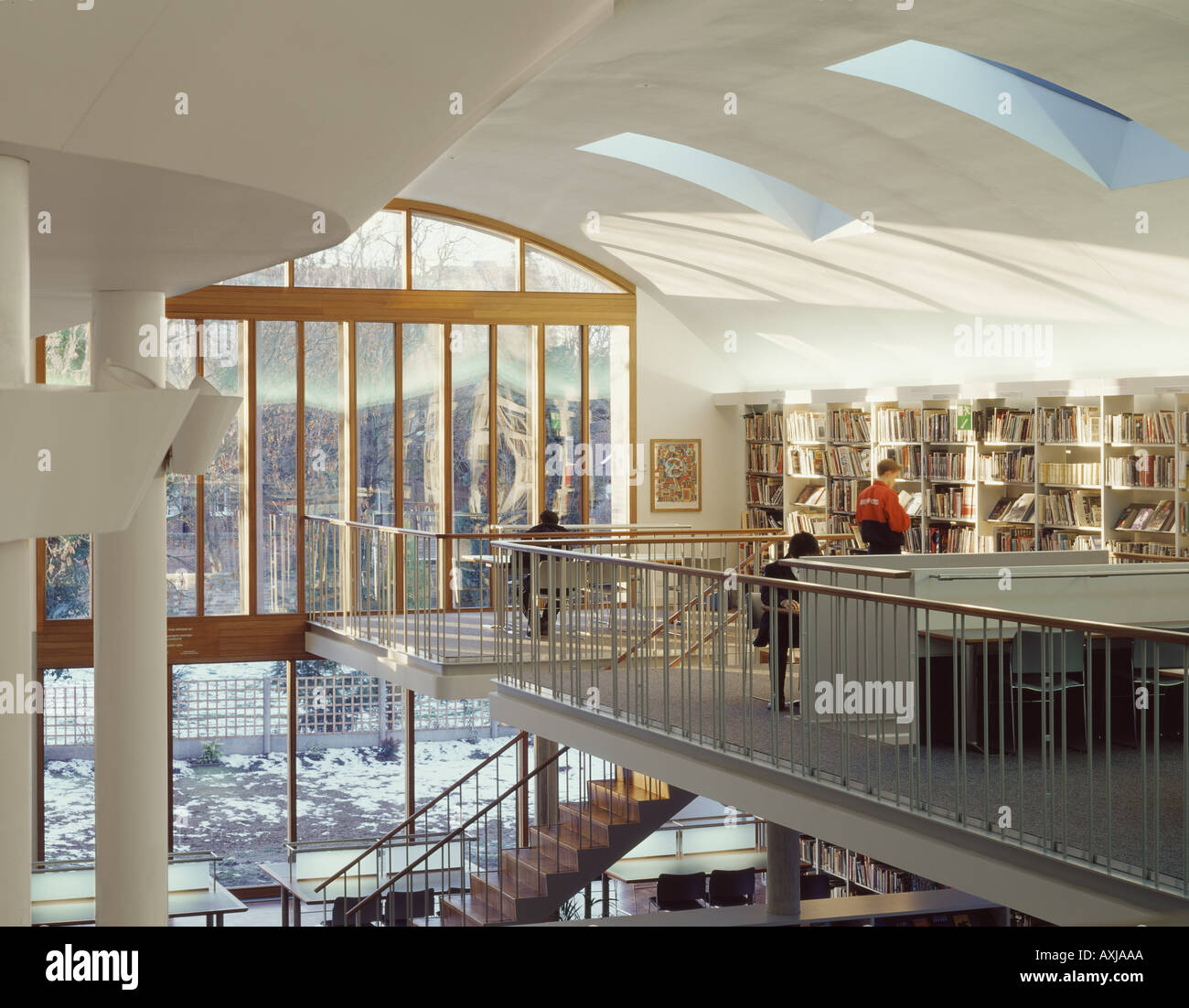 BEDFORD SCHOOL LIBRARY Stock Photo Alamy