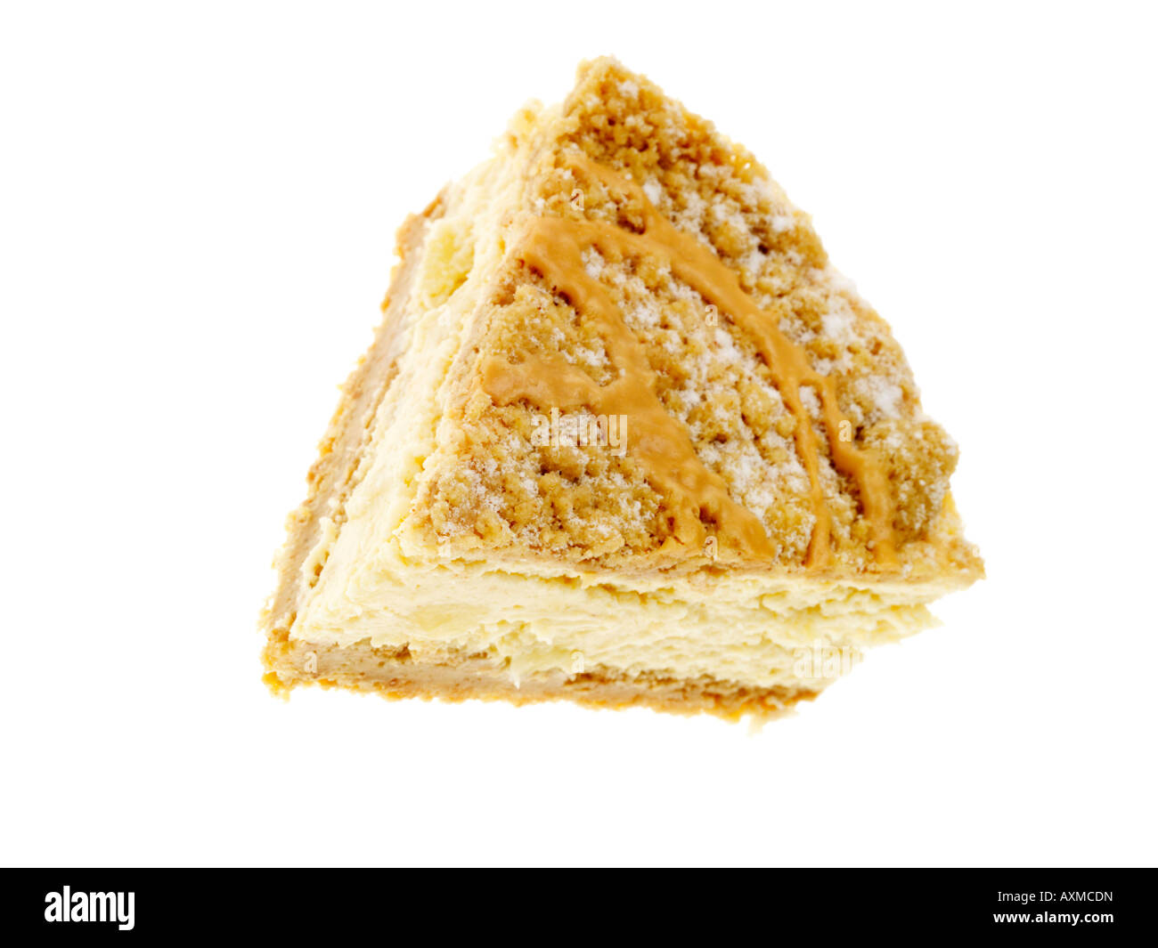 Toffee Apple Cheesecake Stock Photo Alamy