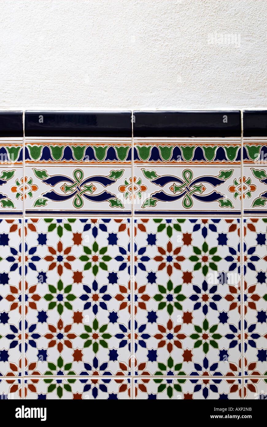 Spanish ceramic tiles Stock Photo Alamy
