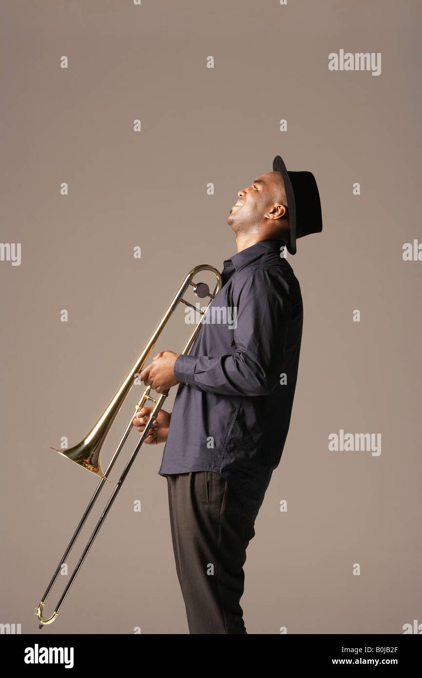 Trombonist hires stock photography and images Alamy