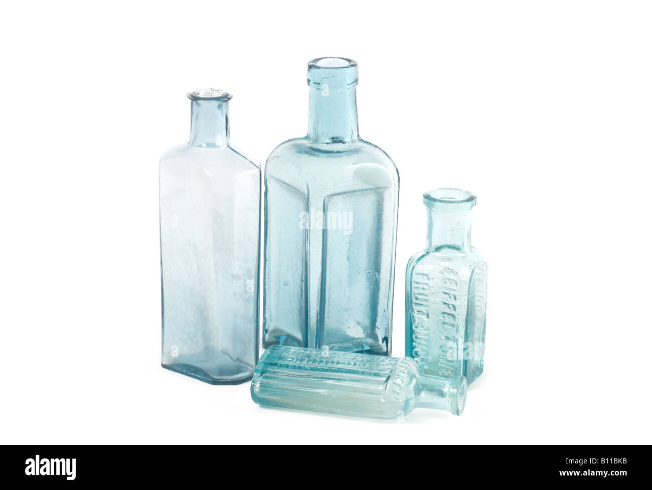 Old Glass Bottles Stock Photo Alamy