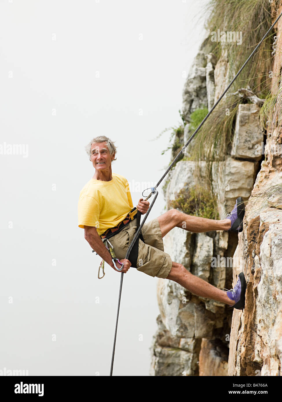 Man abseiling Stock Photo 19827538 Alamy