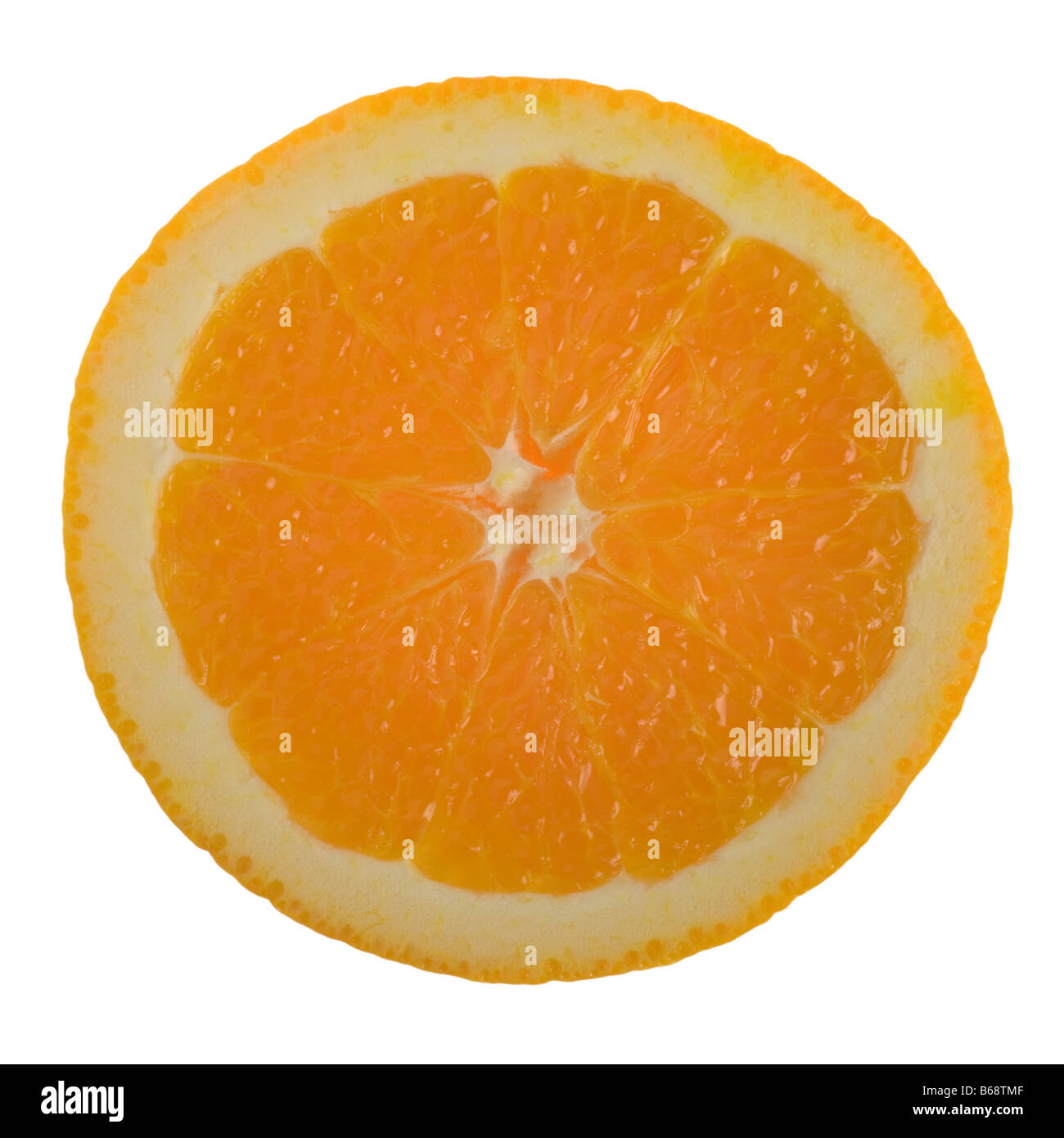 An orange slice Stock Photo Alamy