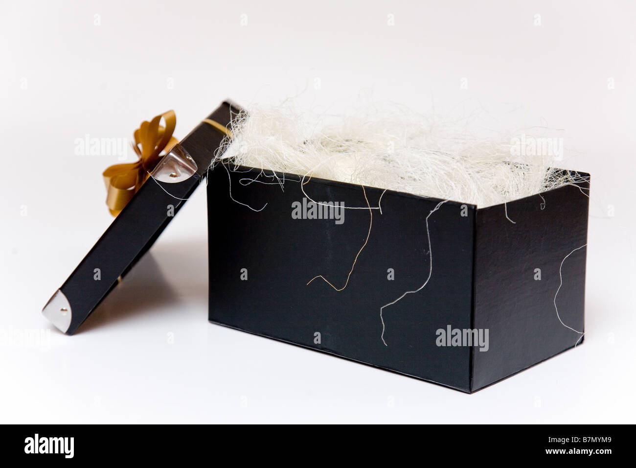 Empty Gift Box Stock Photo Alamy