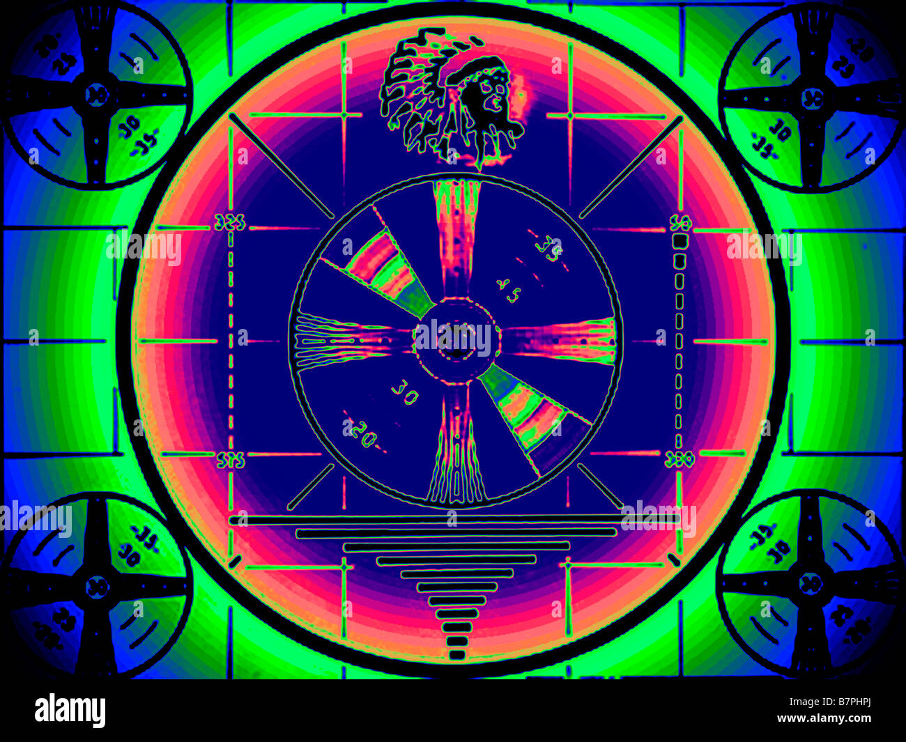 Tv test pattern hires stock photography and images Alamy