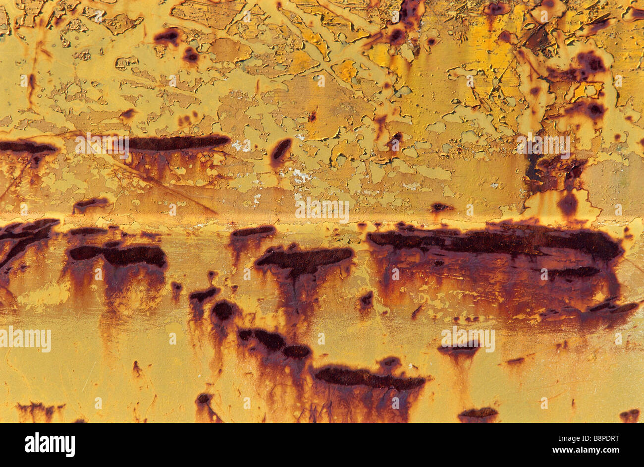 paint and rust patterns Stock Photo Alamy