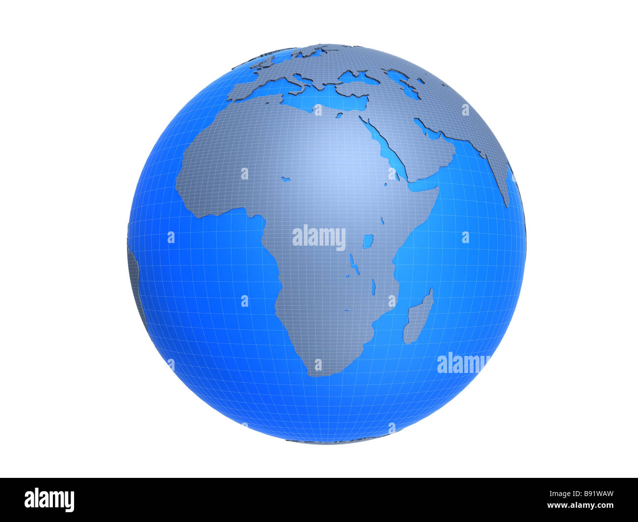 World map latitude longitude Cut Out Stock Images & Pictures - Alamy